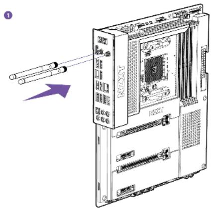 NZXT N7 B550 - Emplacement M.2 pour connectivité sans FIL N7 B550 ATX motherboard - 3