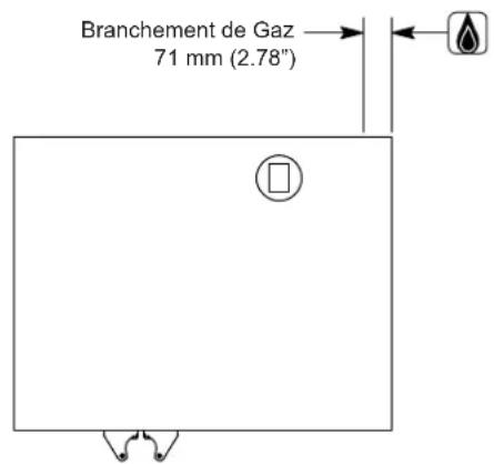 Blodgett XR8E - Branchement de gaz (XR8-G seulement) - 1