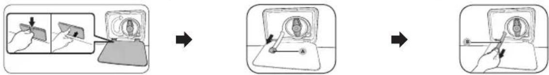 SAMSUNG WW80T654DLH - Vidange d'urgence - 1