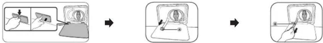 SAMSUNG WW80T654DLH - Scarico di emergenza - 1