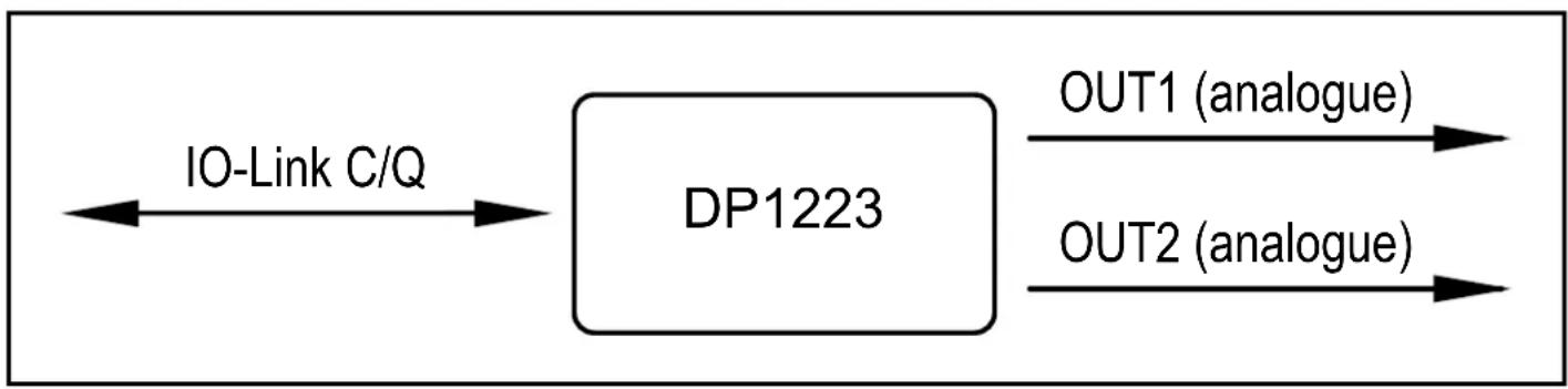 IFM DP1223 - Schéma bloc - 1