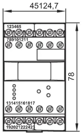 IFM DS2503 - Schéma d'encombrement - 1