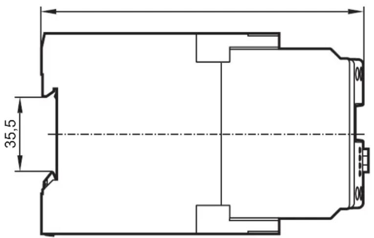IFM DS2503 - Schéma d'encombrement - 2