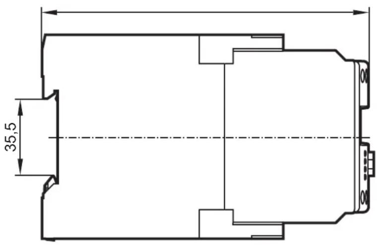 IFM DS2505 - Schéma d'encombrement - 2