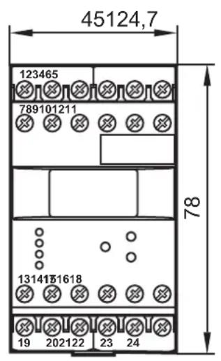 IFM DS2505 - Schéma d'encombrement - 1