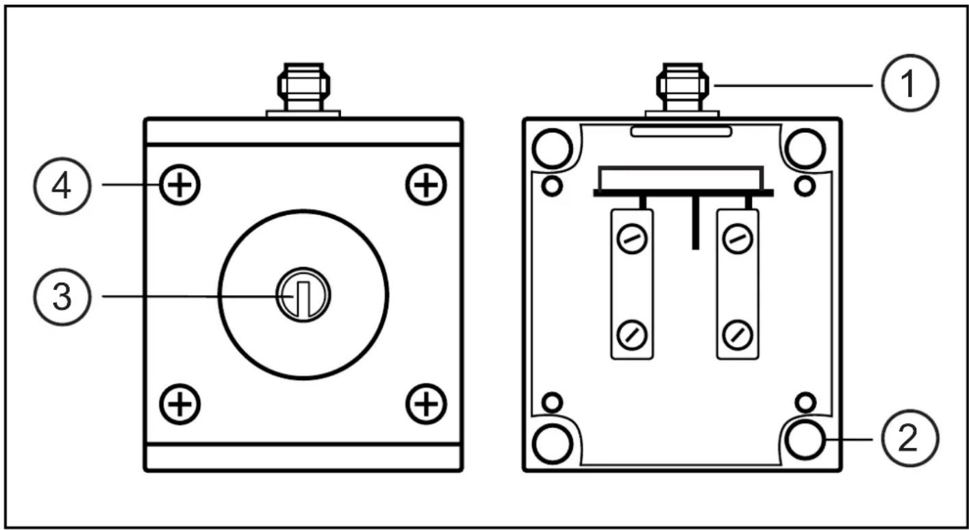 IFM AC011S - Eléments de service et d'indication - 1