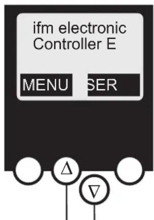 IFM AC1308 - Menu overview - 2