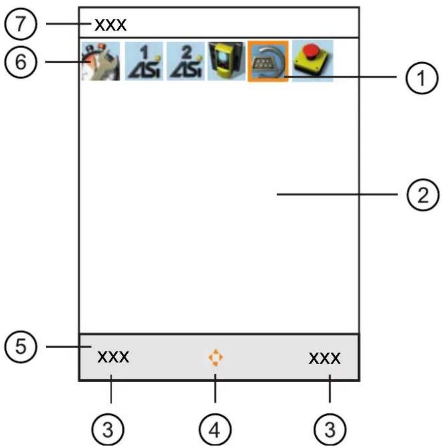 IFM AC402S - Eléments de navigation - 1