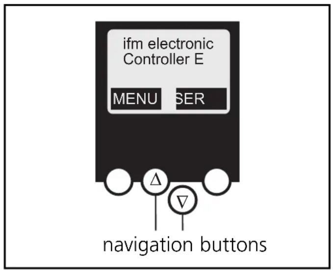 IFM AC1314 - Menu overview - 2