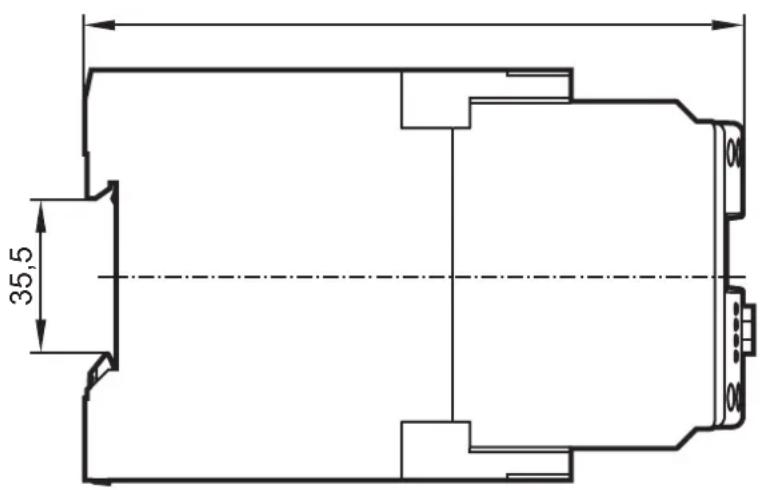 IFM DS2605 - Schéma d'encombrement - 2