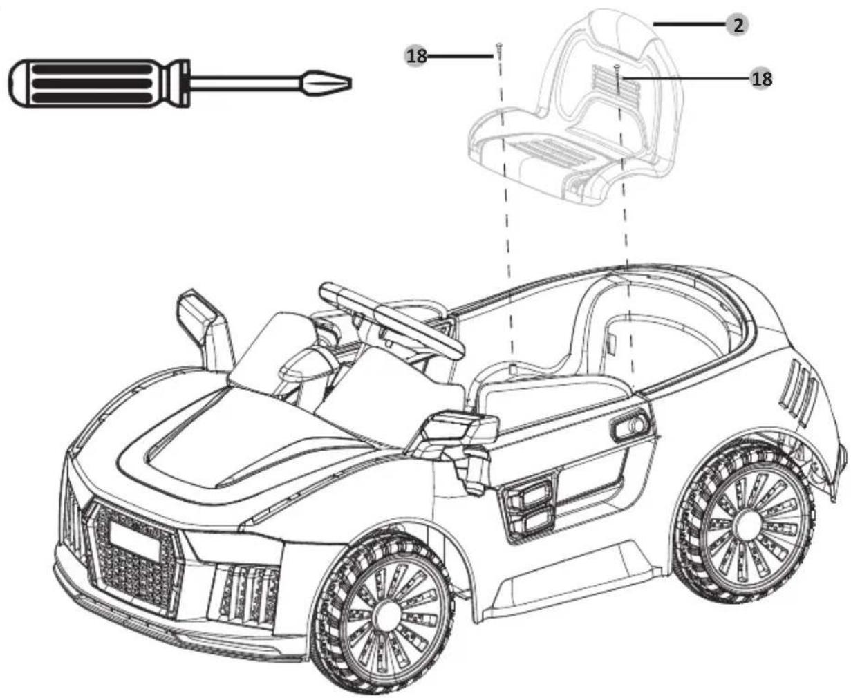 Technical diagram of a car's internal components with labeled parts and tool tips