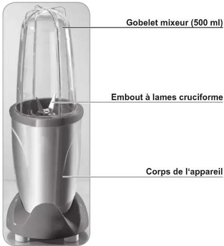 Gourmetmaxx 04389 - Composition et vue générale de l'appareil - 1