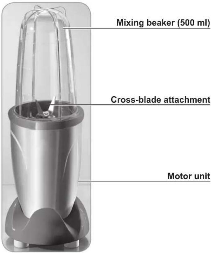 Gourmetmaxx 04389 - Items supplied and device overview - 1