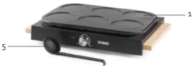 DOMO DO8717P - ONDERDELEN - 1