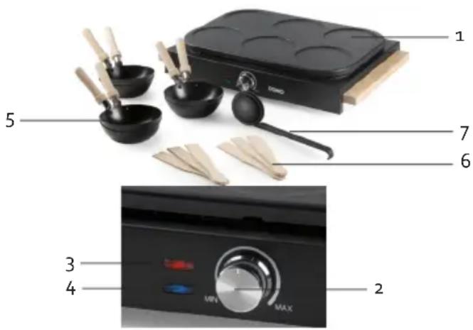 DOMO DO8716W - COMPONENTI - 1