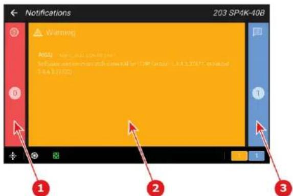 Barco XDX4K40 - Comment afficher les notifications - 1