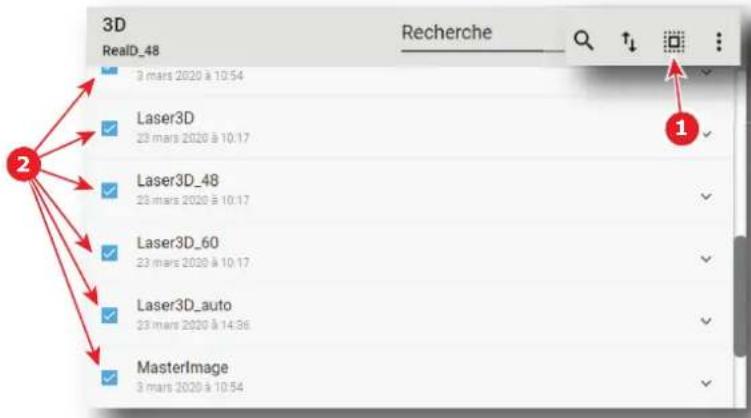 Barco XDX4K40 - Comment supprimer plusieurs fichiers 3D - 1