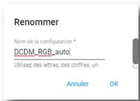 Barco XDX4K40 - Comment renommer un PCF - 2