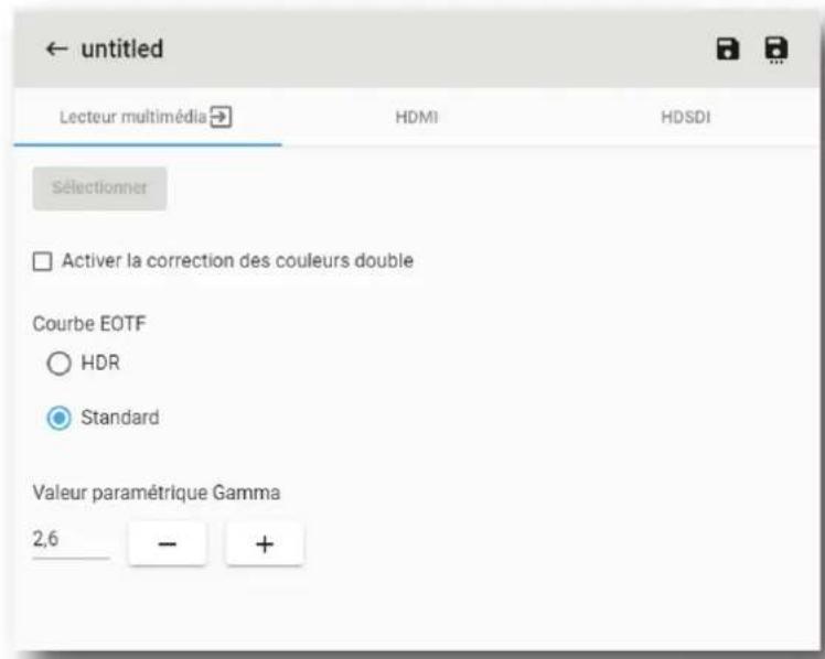 Barco XDX4K40 - Comment créer un fichier d'entrée - 2