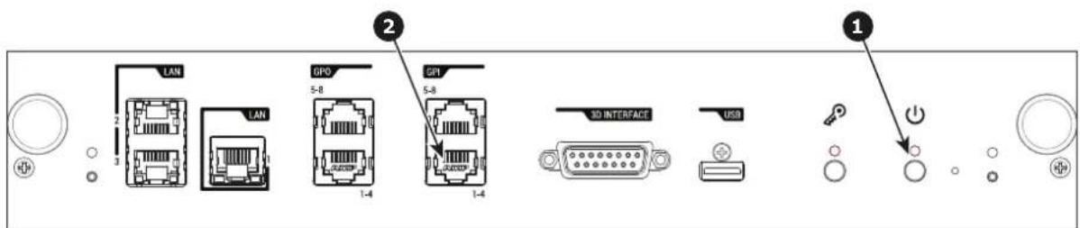 Barco XDX4K40 - Changement d'état d'alimentation - 1