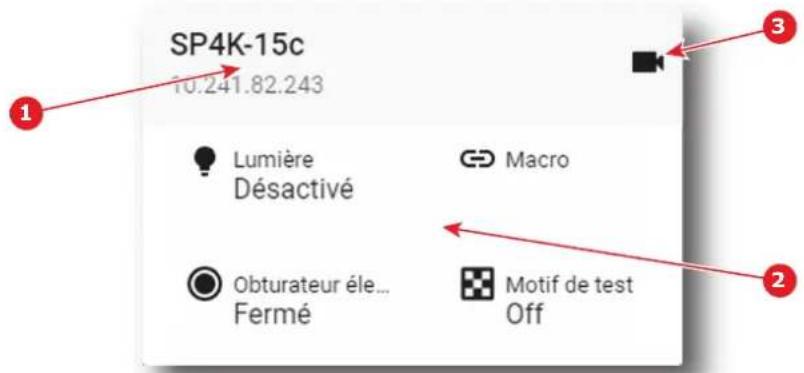 Barco XDX4K40 - À propos du tableau de bord - 1