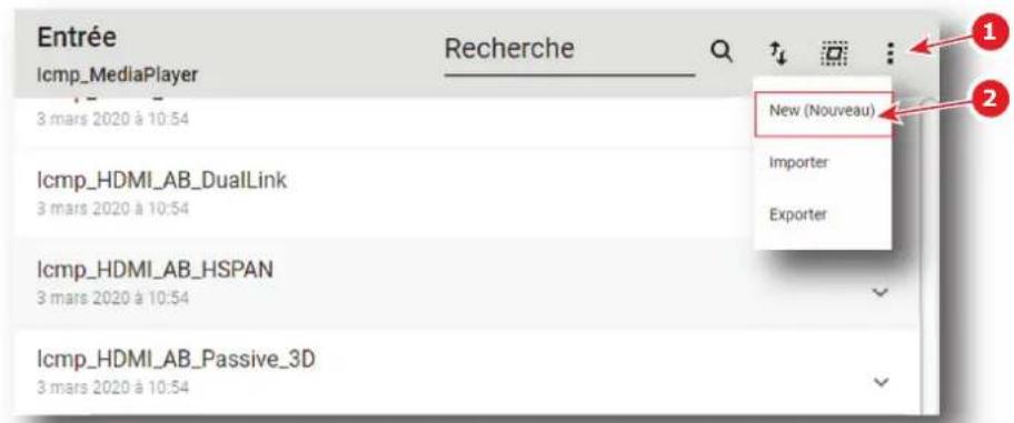 Barco XDX4K40 - Comment créer un fichier d'entrée - 1