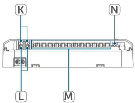 Homematic IP HmIPFALMOTC12 - Cable bushings: - 1