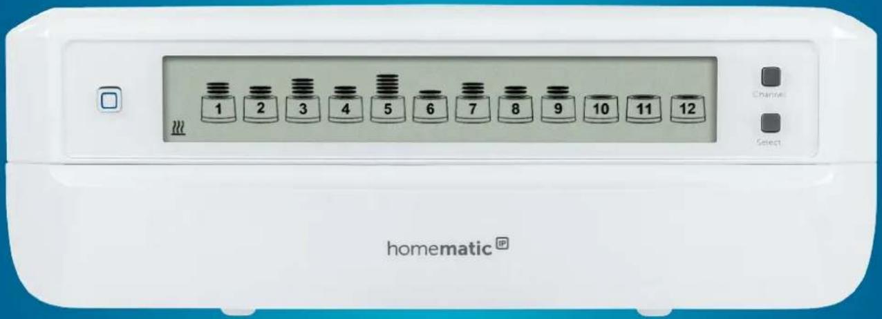 Homematic IP HmIPFALMOTC12 - Floor Heating Controller – 12 channels, motorised - 1
