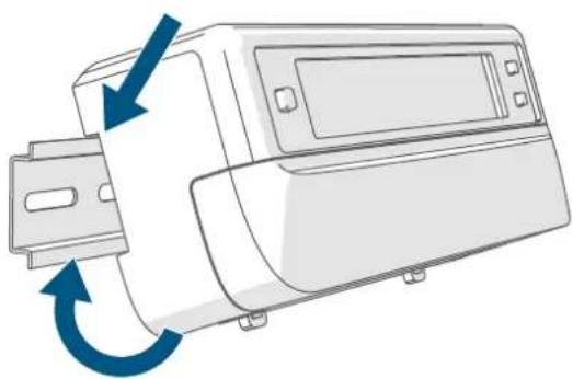 Homematic IP HmIPFALMOTC12 - Montaggio su guide DIN - 1