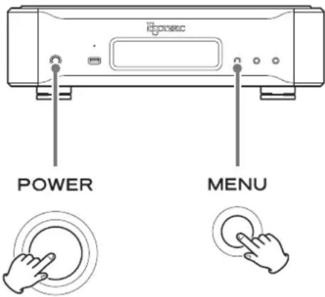 Esoteric N03T - Restoring factory settings - 1