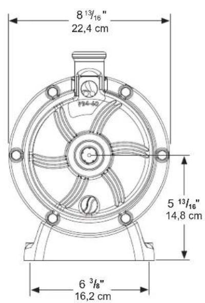 POLARIS PB460 - Dimensions des pompes - 1