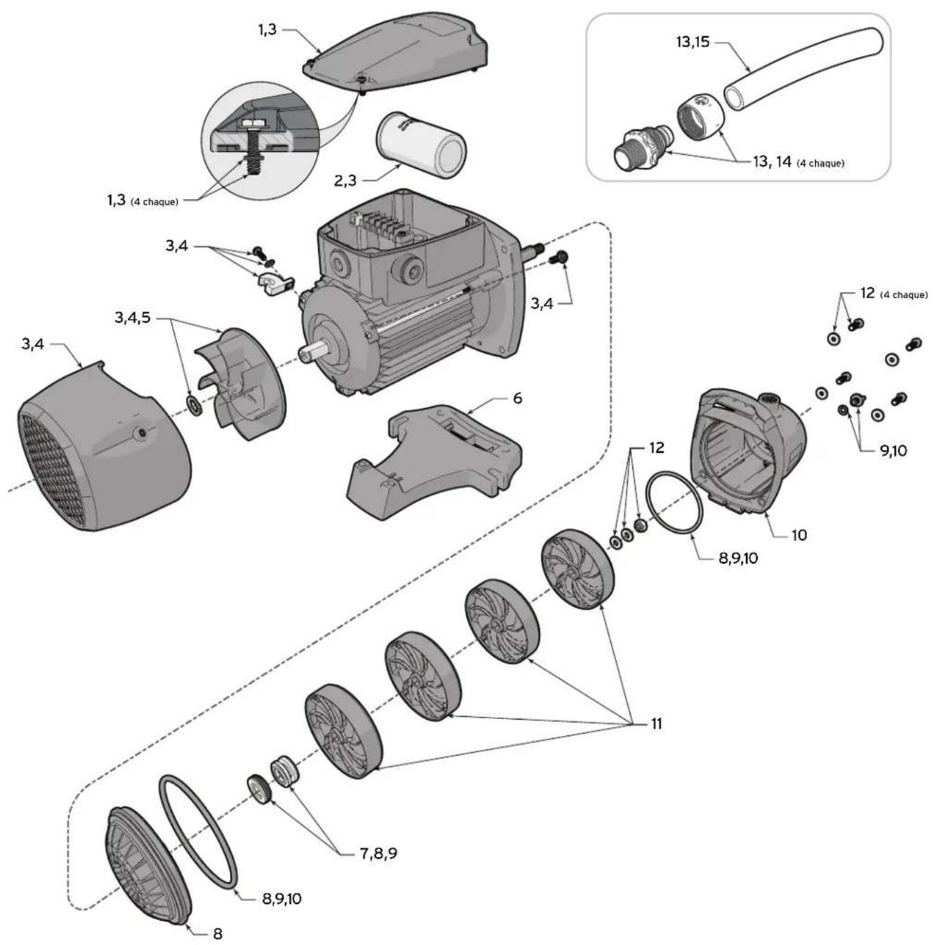 POLARIS PB4SQ - Section 6. pièces de rechange - 1