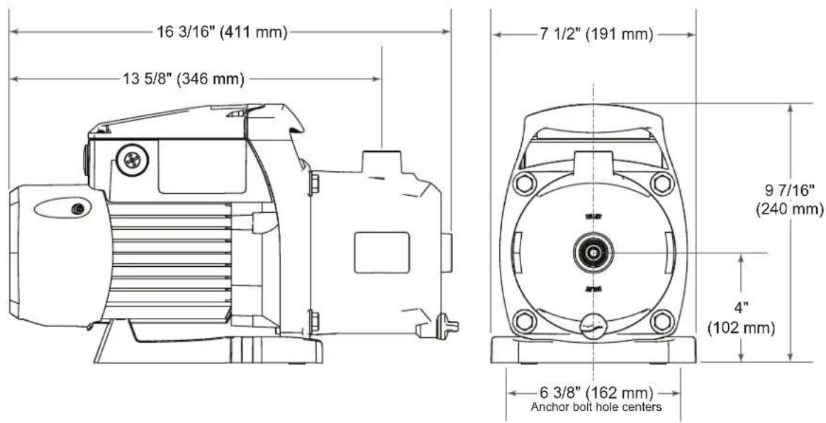 POLARIS PB4SQ - Dimensions - 1