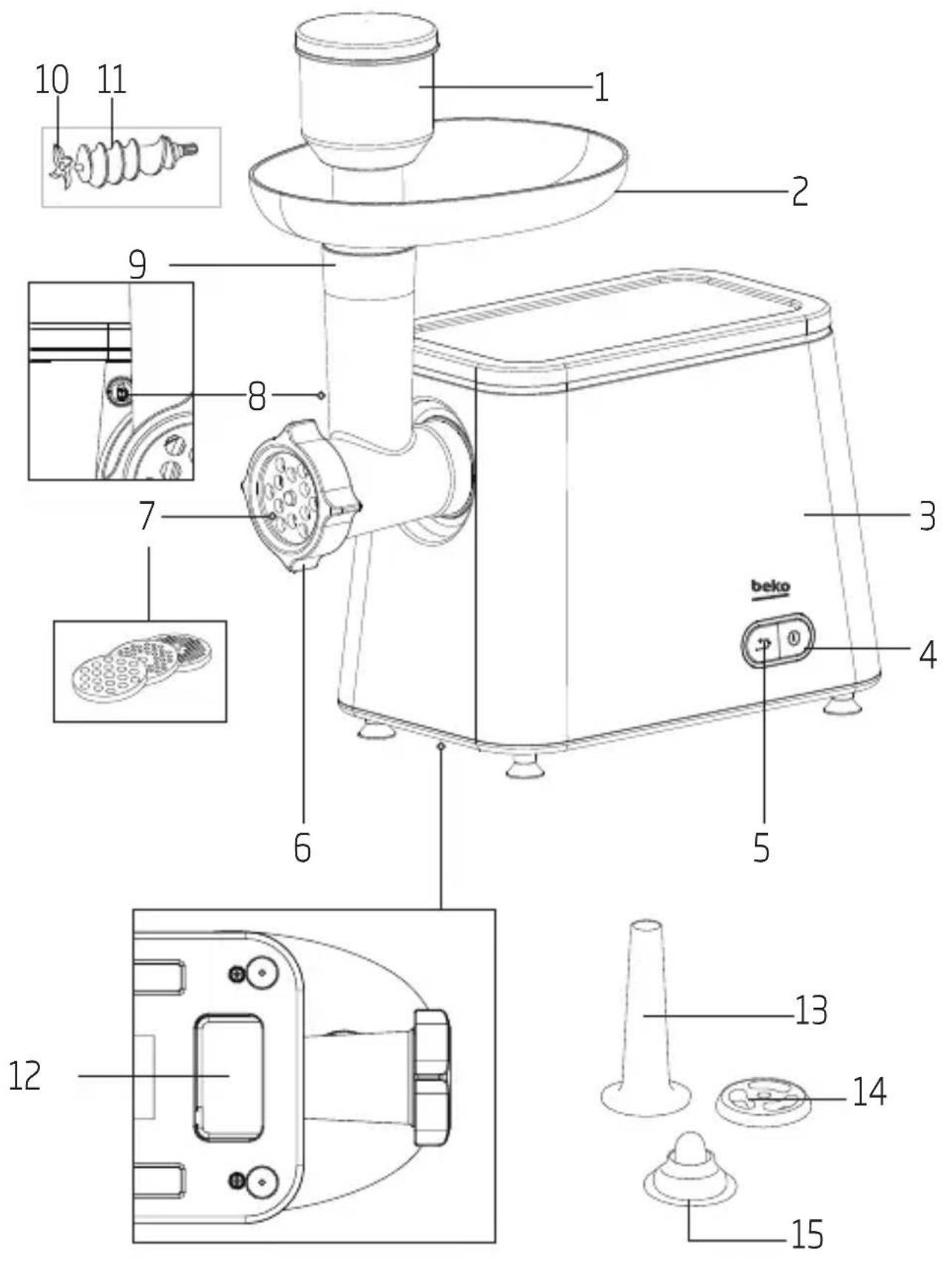BEKO MMP7220W - CONTENTS - 1
