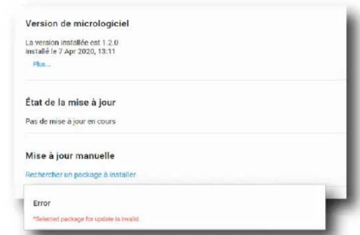 Barco XDM4K25 - En cas d'erreur - 2