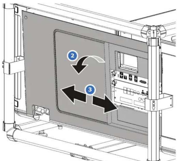 Barco XDM4K25 - Comment proceder au retrait - 3