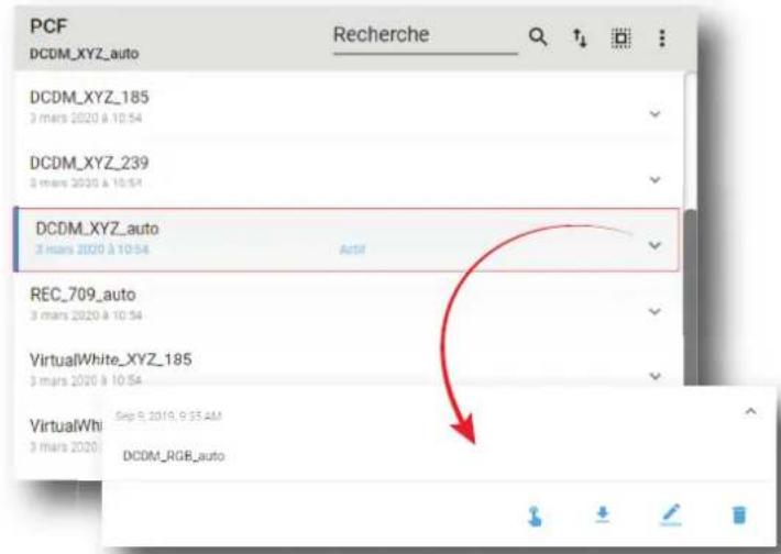 Barco XDM4K25 - Comment supprimer un PCF - 1