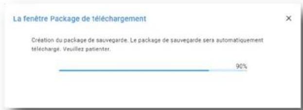 Barco XDM4K25 - Comment creator et exporter un package de sauvegarde de PCF - 3