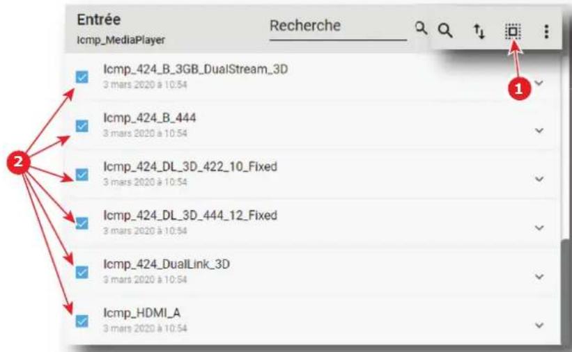 Barco XDM4K25 - Comment creator et exporter un package de sauvegarde de fichiers d'entrée - 1