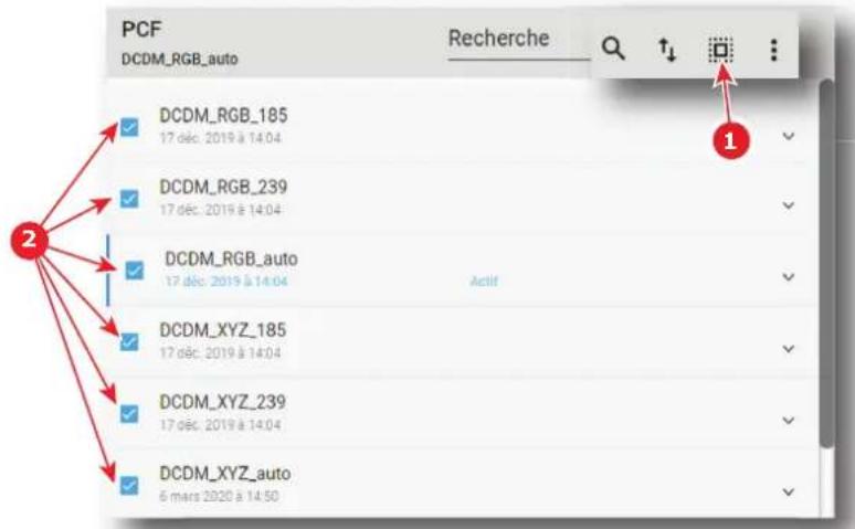 Barco XDM4K25 - Comment creator et exporter un package de sauvegarde de PCF - 1
