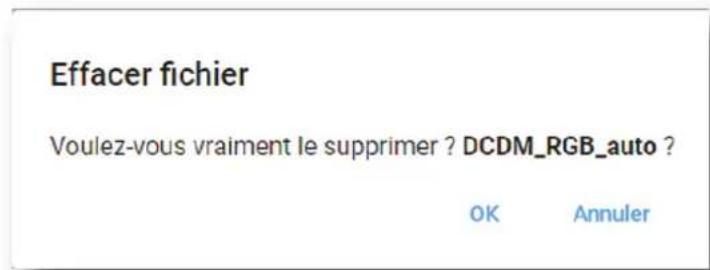 Barco XDM4K25 - Comment supprimer un PCF - 2