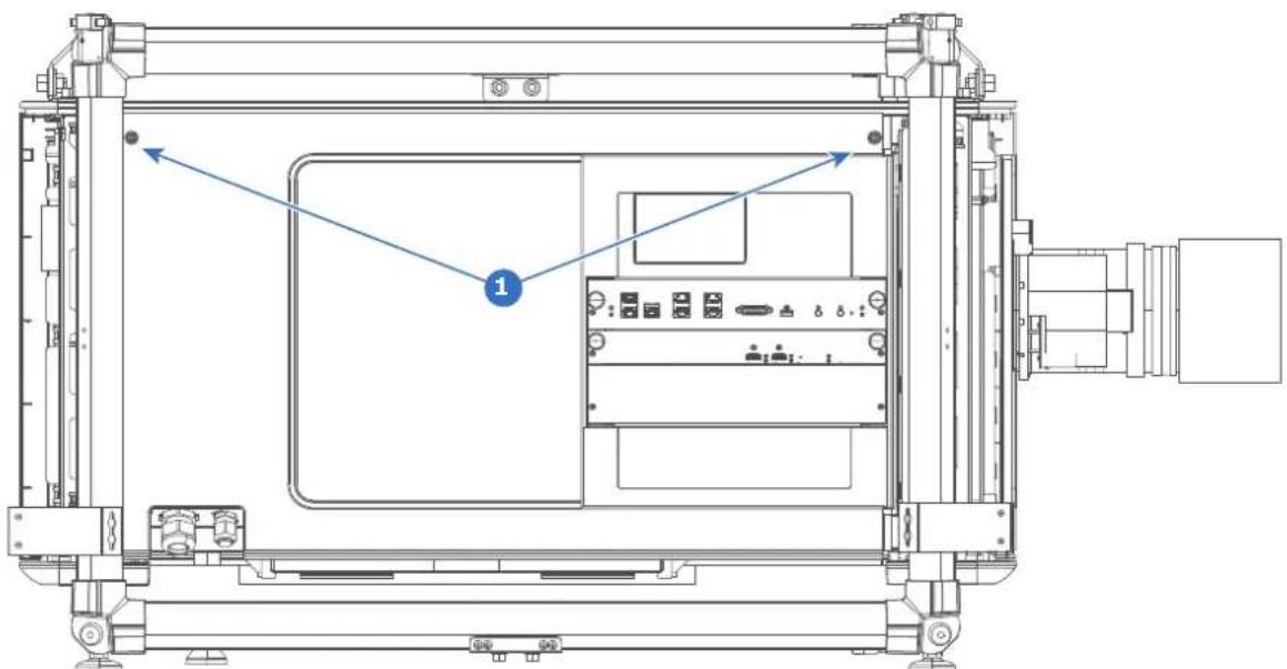 Barco XDM4K25 - Comment proceder au retrait - 1