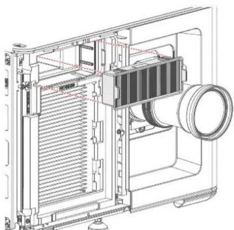 Barco XDM4K25 - Comment vérifier les filtrres à poussière avant - 2