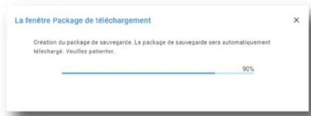 Barco XDM4K25 - Comment creator et exporter un package de sauvegarde de fichiers d'entrée - 3