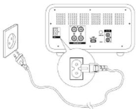 Krüger&Matz KM1961 - Conectarea antenel FM / DAB - 2