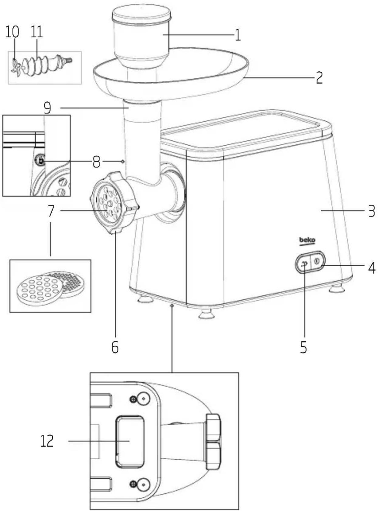 BEKO MMP7180W - CONTENTS - 1