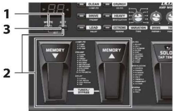 BOSS ME25 - Adjusting the Noise Suppressor - 1