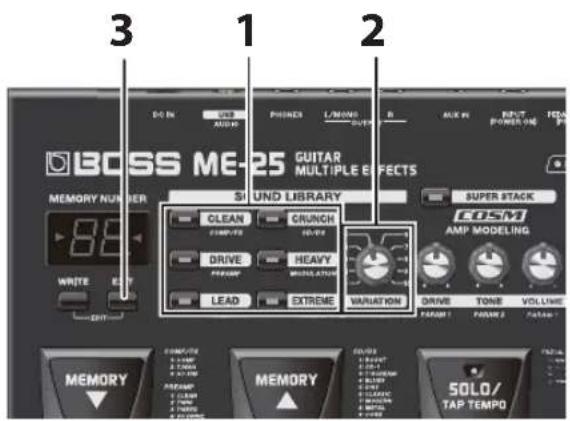 BOSS ME25 - Ref. - 1