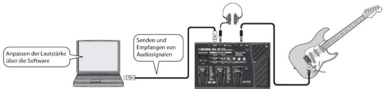 BOSS ME25 - Verwendung einer Digital Audio Workstation (DAW) - 1