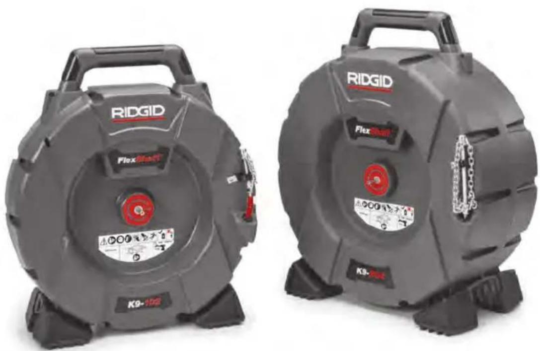 RIDGID FlexShaft K9102 - Model K9-102 & K9-204 FlexShaft™ Drain Cleaning Machines - 1